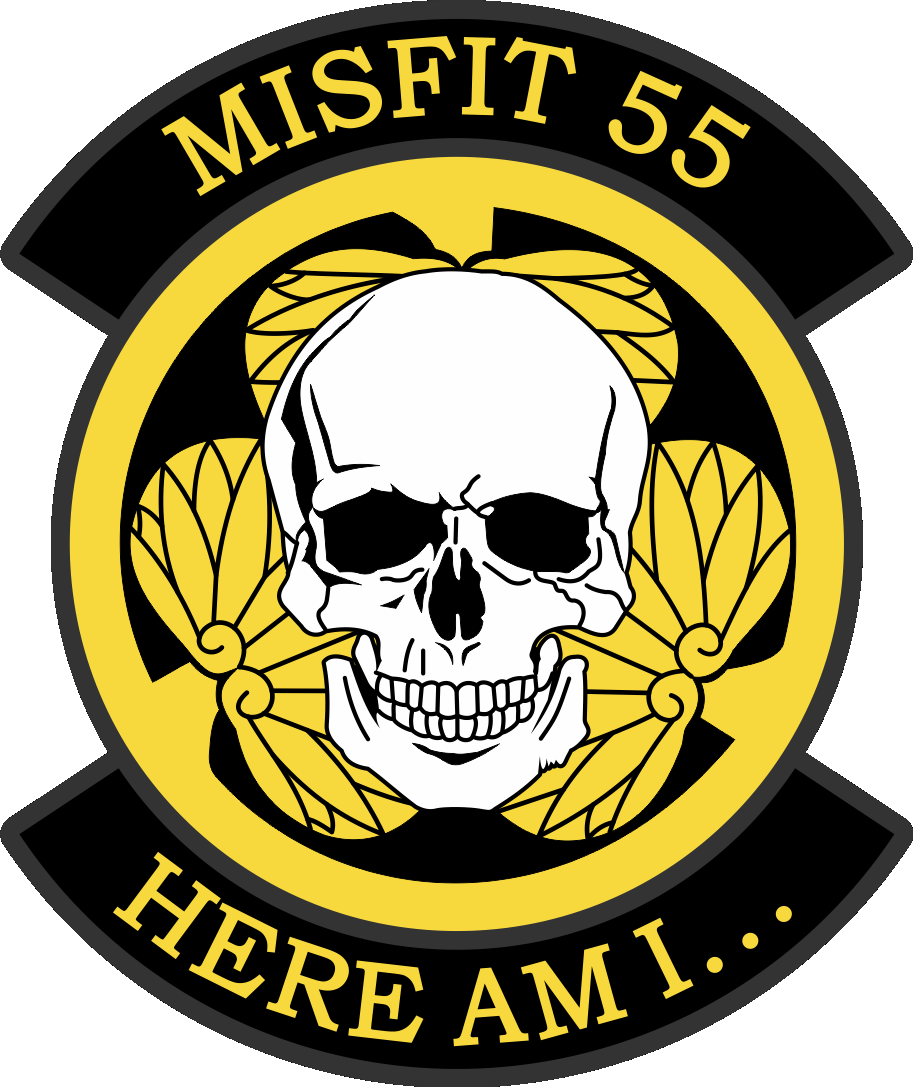 Hurlburt Field 15th Special OPS Sq Misfit 55 Here Am I Full Color Hurlburt field 15th special ops sq misfit 55 here am i full color